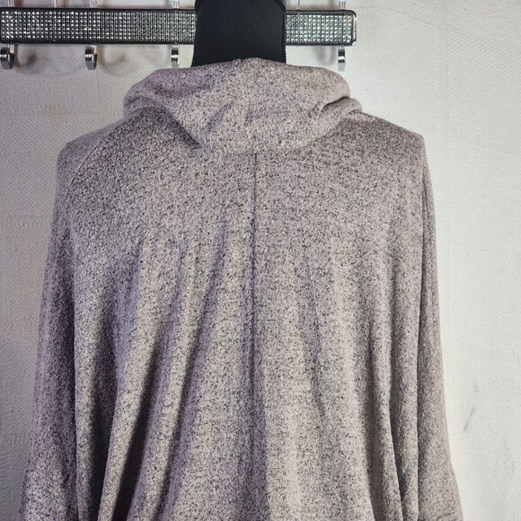 Green Envelope Los Angeles Pink Marled Drop Shoulder Cowl Rayon Poly Span Top L - Picture 9 of 16